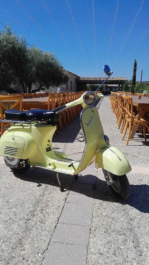 Location Vespa mariage